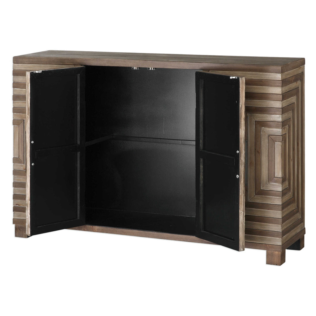 UTTERMOST Layton Geometric Console Cabinet - Consoles