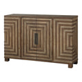 UTTERMOST Layton Geometric Console Cabinet - Consoles