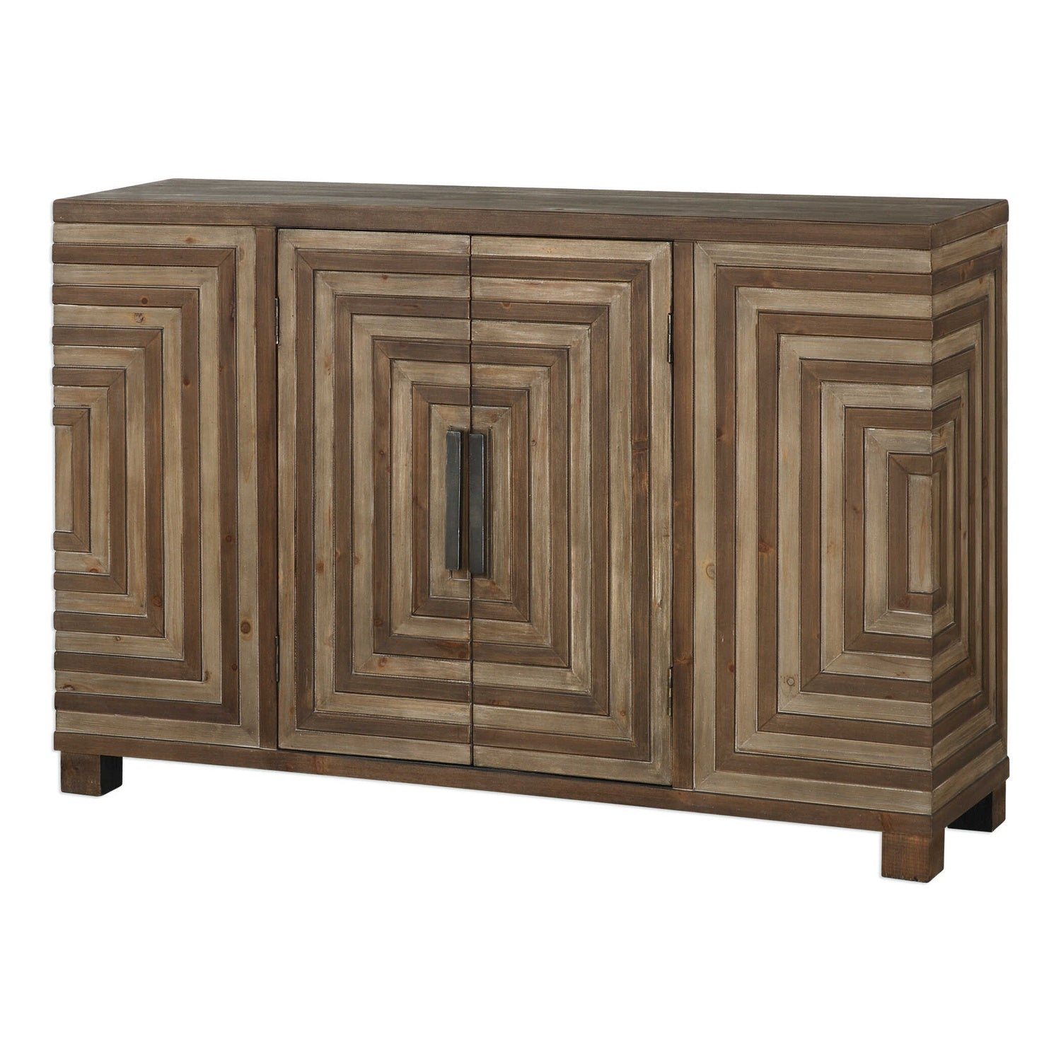 UTTERMOST Layton Geometric Console Cabinet - Consoles