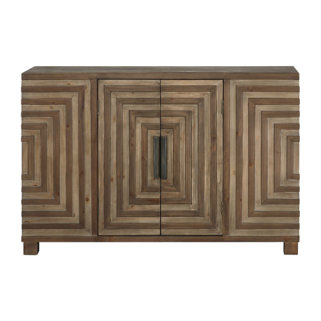 UTTERMOST Layton Geometric Console Cabinet - Consoles