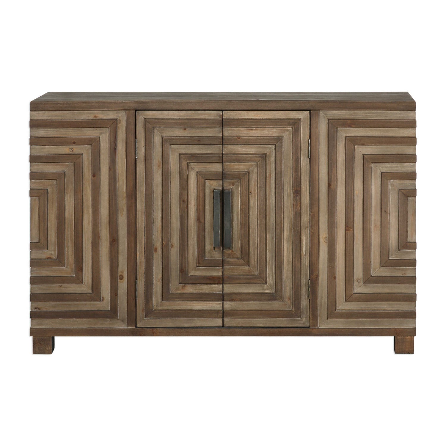 UTTERMOST Layton Geometric Console Cabinet - Consoles