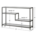 UTTERMOST Leo Industrial Console Table - Consoles