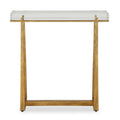 UTTERMOST MIDAS THICK CRYSTAL ACCENT TABLE - Side