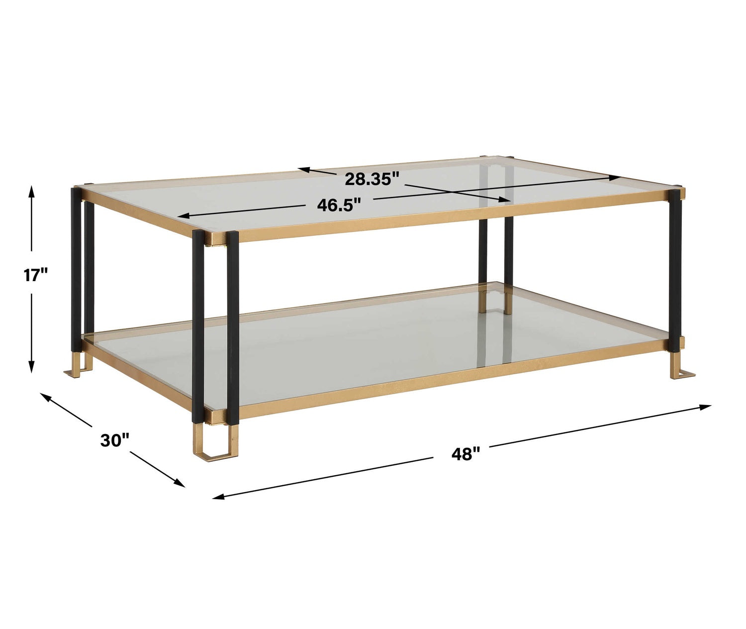 UTTERMOST KENTMORE COFFEE TABLE - Coffee