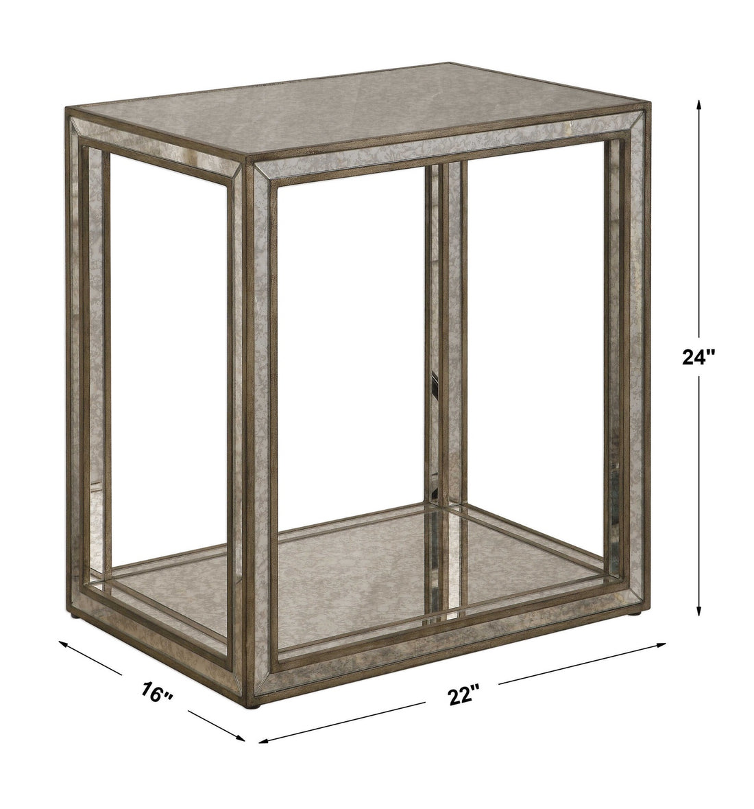 UTTERMOST JULIE END TABLE - Side