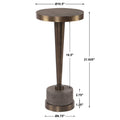 UTTERMOST Masika Accent Table - Side