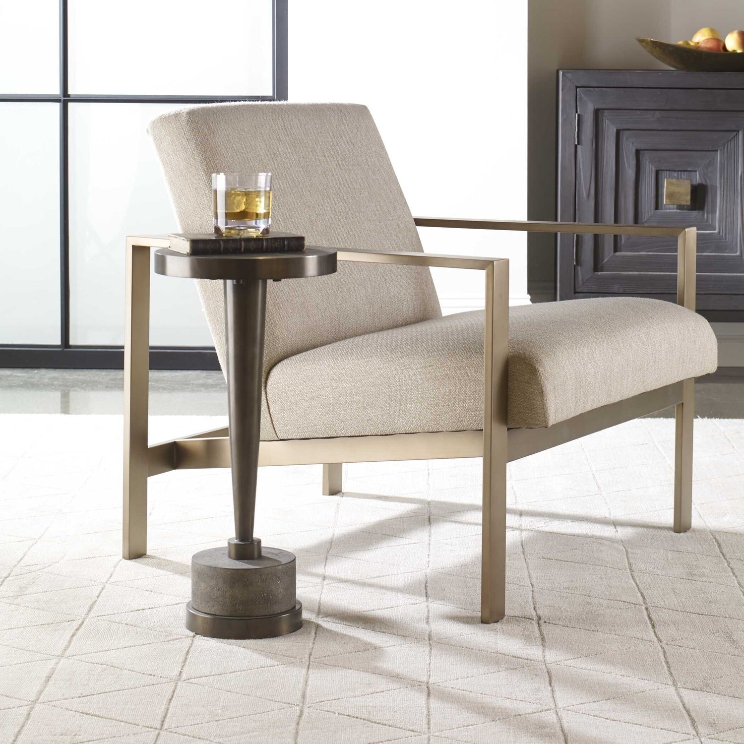 UTTERMOST Masika Accent Table - Side