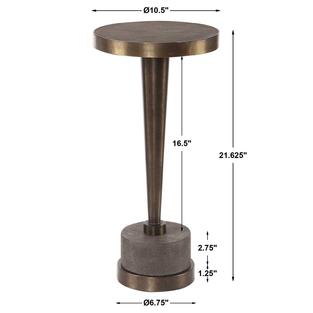 UTTERMOST MASIKA ACCENT TABLE - Side