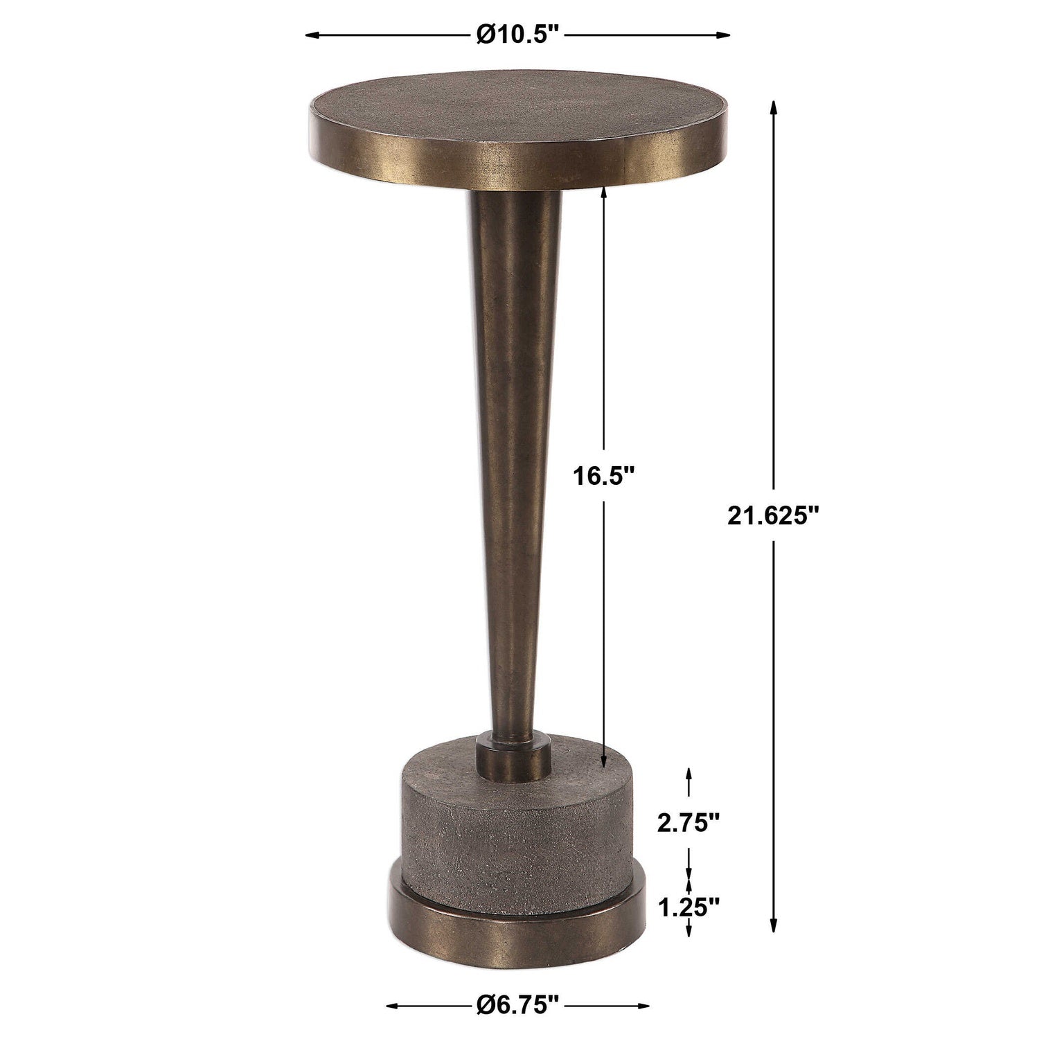 UTTERMOST MASIKA ACCENT TABLE - Side