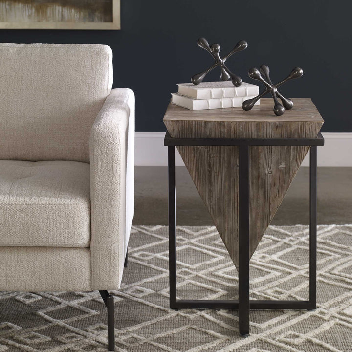 UTTERMOST BERTRAND ACCENT TABLE - Side