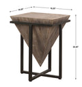 UTTERMOST BERTRAND ACCENT TABLE - Side