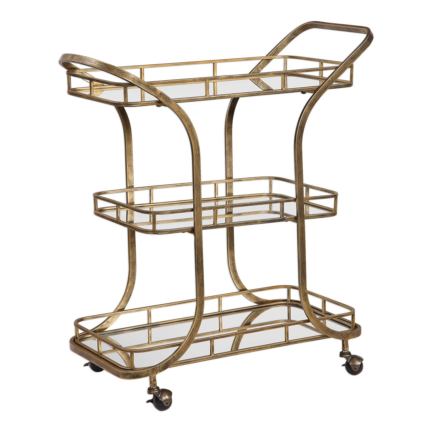 UTTERMOST Stassi Serving Cart - Cabinets & Bar