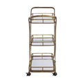 UTTERMOST STASSI SERVING CART - Cabinets & Bar