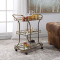 UTTERMOST STASSI SERVING CART - Cabinets & Bar