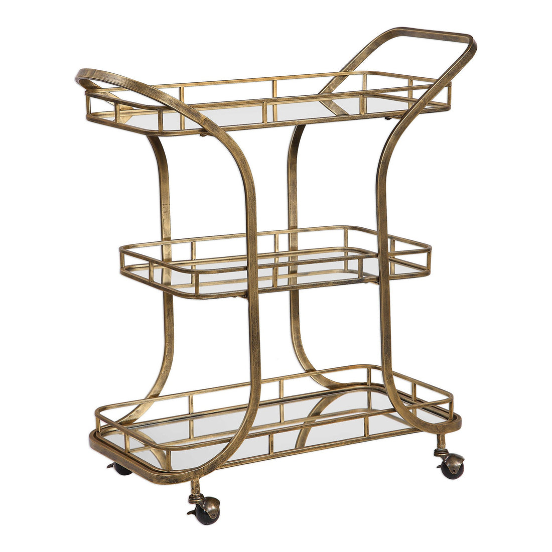 UTTERMOST Stassi Serving Cart - Cabinets & Bar