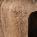 UTTERMOST LOOPHOLE BLEACHED WASH ACCENT STOOL - Benches, Ottoman, Stools