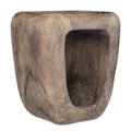 UTTERMOST LOOPHOLE BLEACHED WASH ACCENT STOOL - Benches, Ottoman, Stools