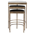 UTTERMOST India Nesting Tables Set Of 3 - Side