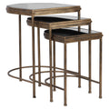 UTTERMOST India Nesting Tables Set Of 3 - Side