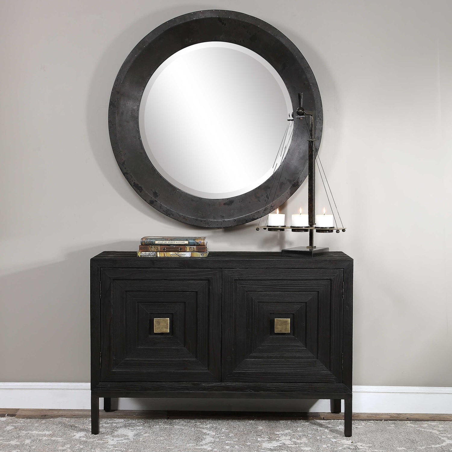 UTTERMOST AIKEN 2 DOOR CABINET - Cabinets & Bar
