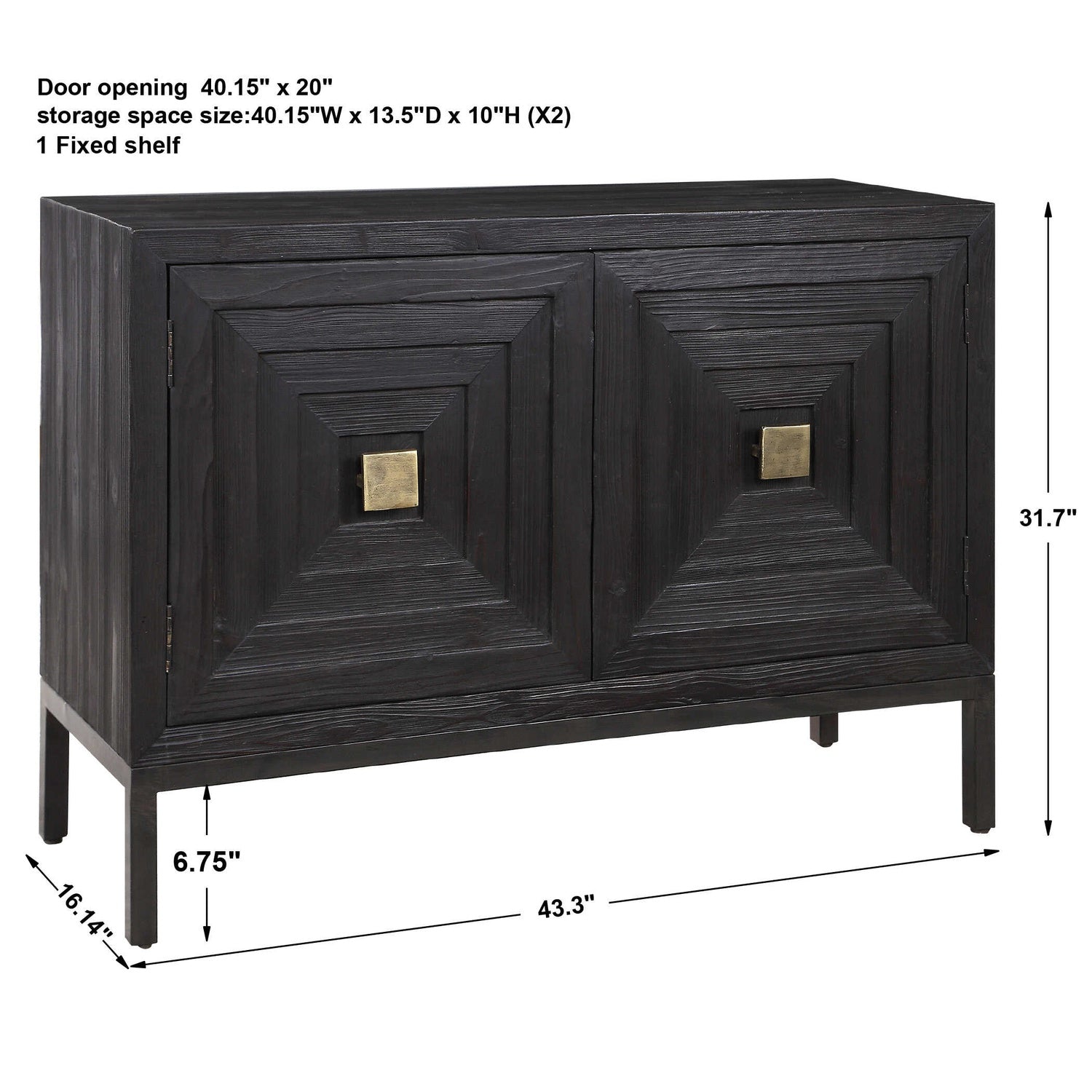 UTTERMOST Aiken 2 Door Cabinet - Cabinets & Bar