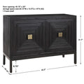 UTTERMOST AIKEN 2 DOOR CABINET - Cabinets & Bar