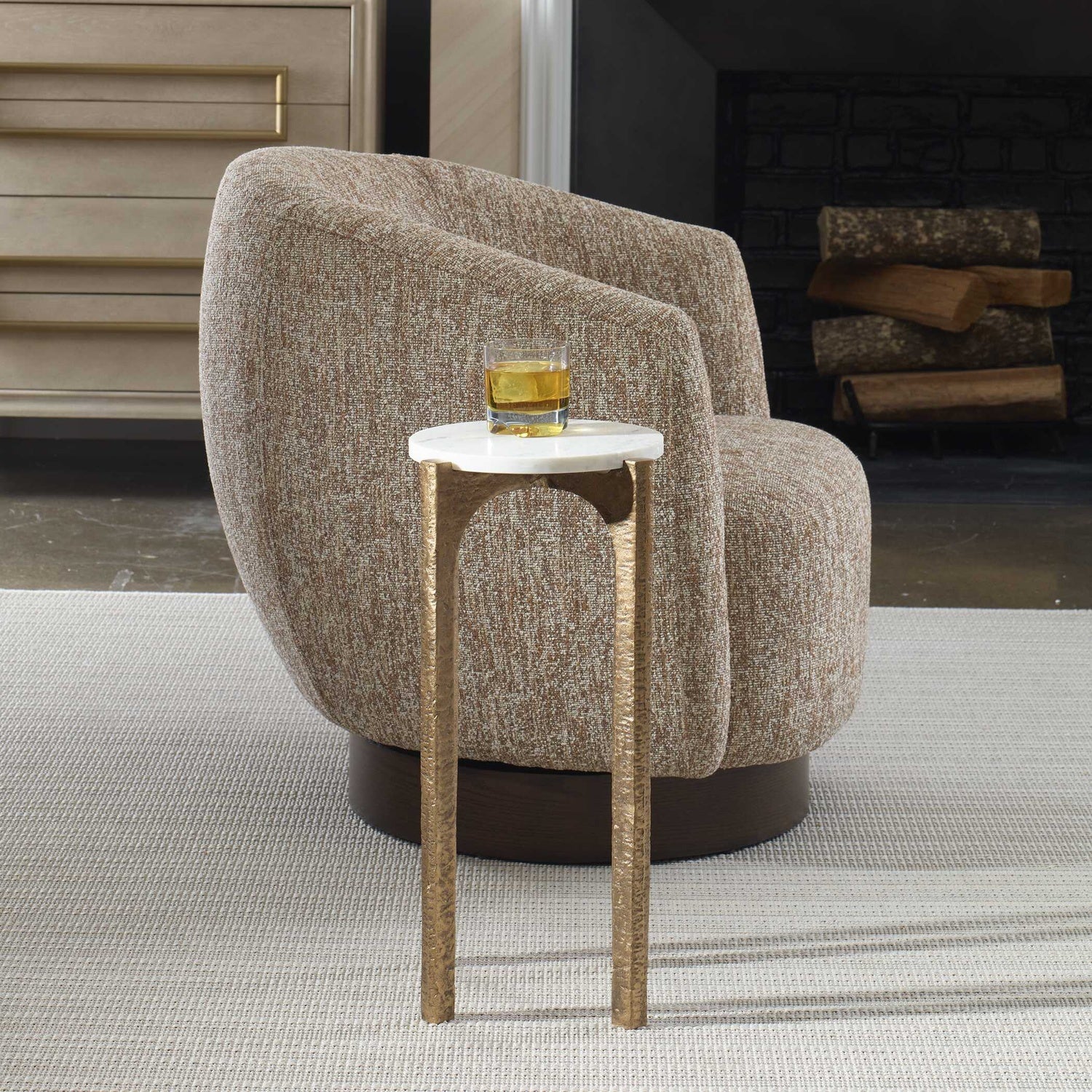 UTTERMOST VIVI DRINK TABLE - Side