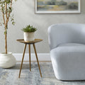 UTTERMOST LILY PAD ANTIQUE ACCENT TABLE - Side