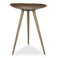 UTTERMOST LILY PAD ANTIQUE ACCENT TABLE - Side