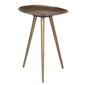 UTTERMOST LILY PAD ANTIQUE ACCENT TABLE - Side