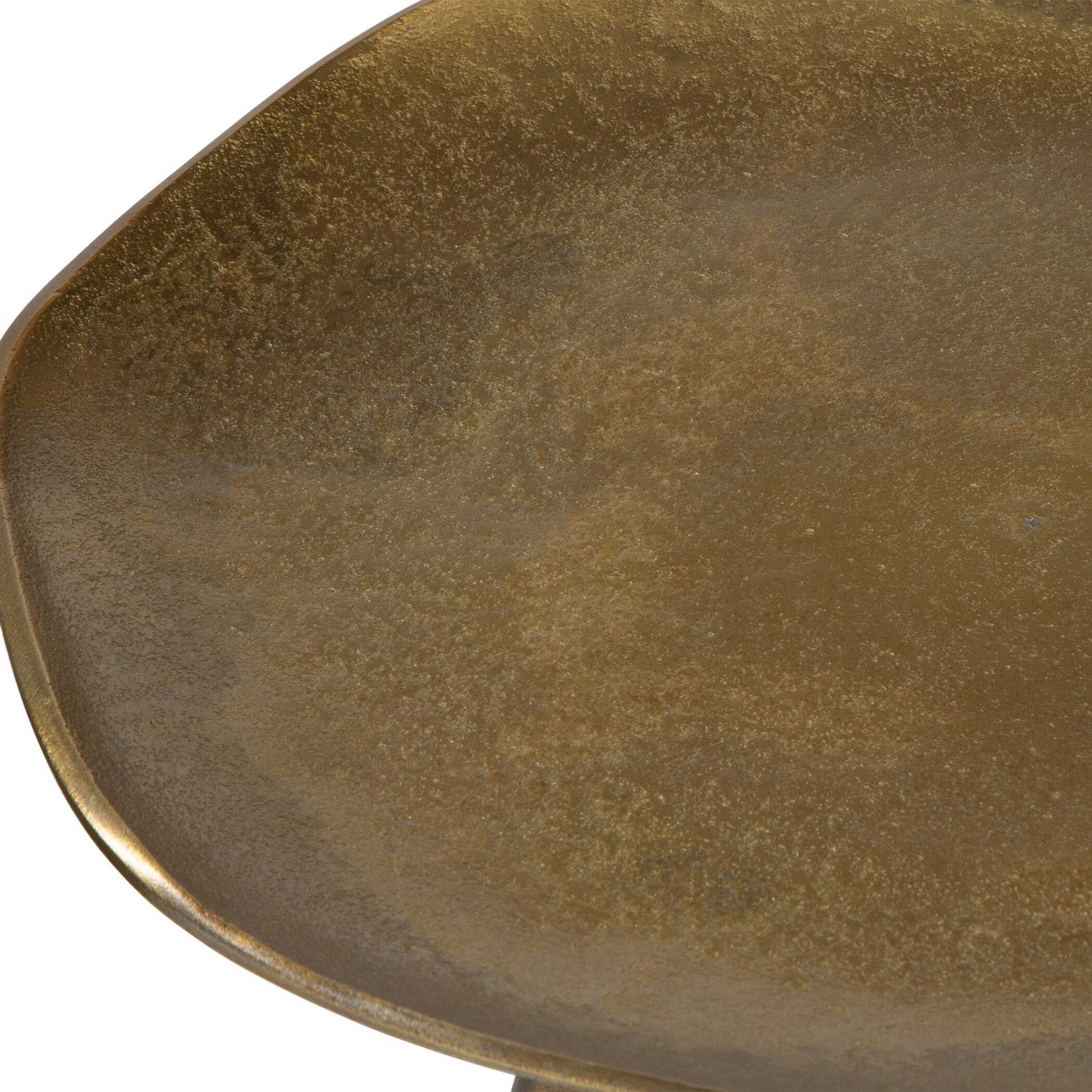 UTTERMOST LILY PAD ANTIQUE ACCENT TABLE - Side