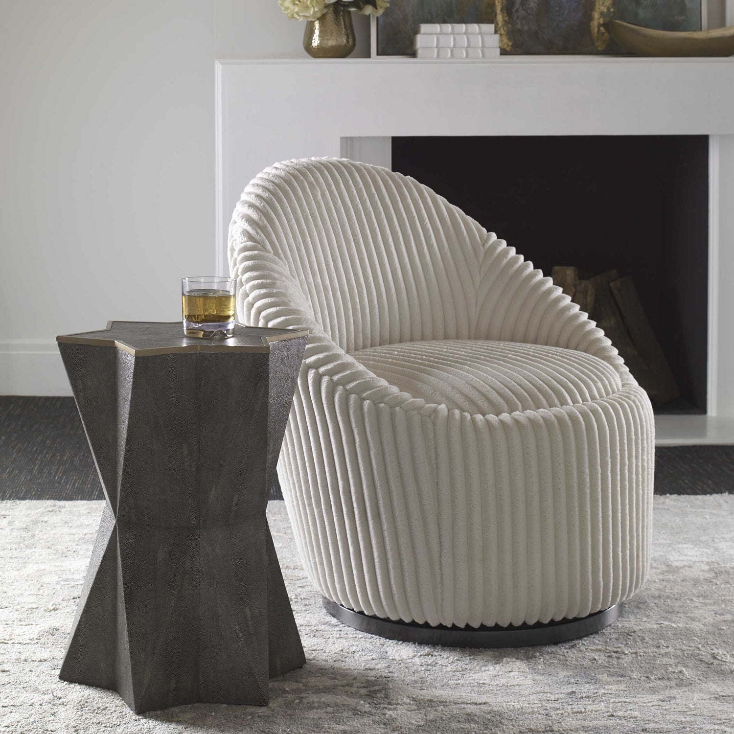 UTTERMOST CAPELLA ACCENT TABLE - Side