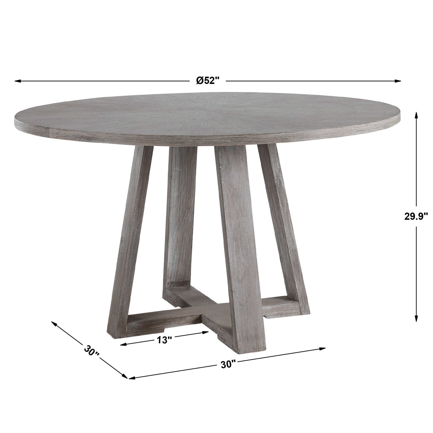 UTTERMOST GIDRAN DINING TABLE - Dining Tables