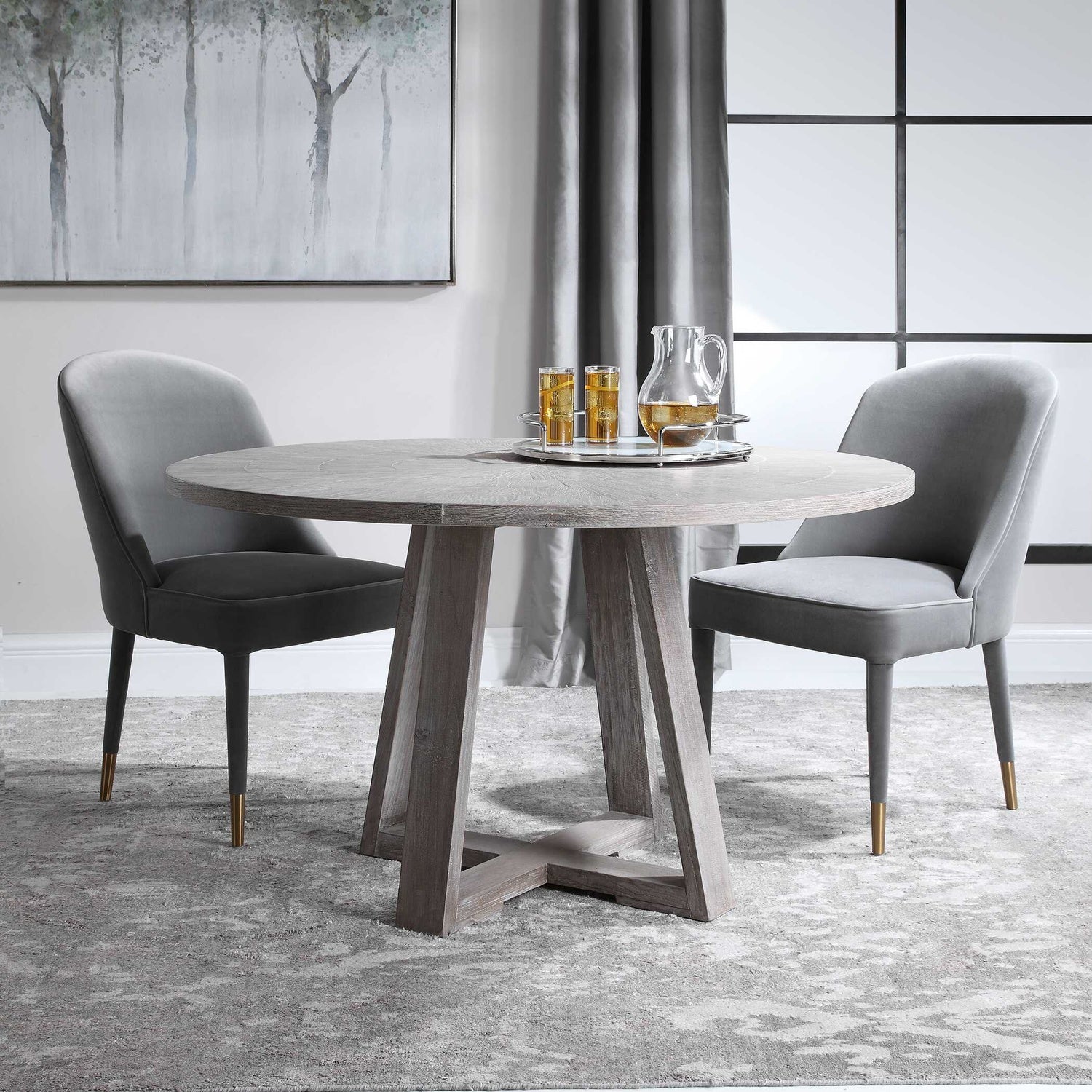 UTTERMOST GIDRAN DINING TABLE - Dining Tables