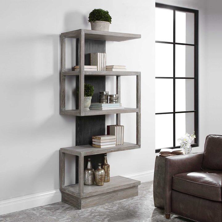 UTTERMOST Nicasia Modern Etagere - Cabinets & Bar