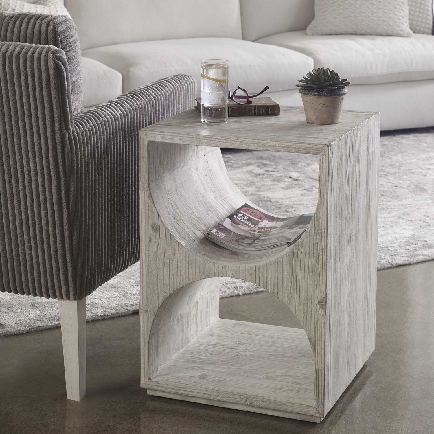 UTTERMOST HANS SIDE TABLE - Side