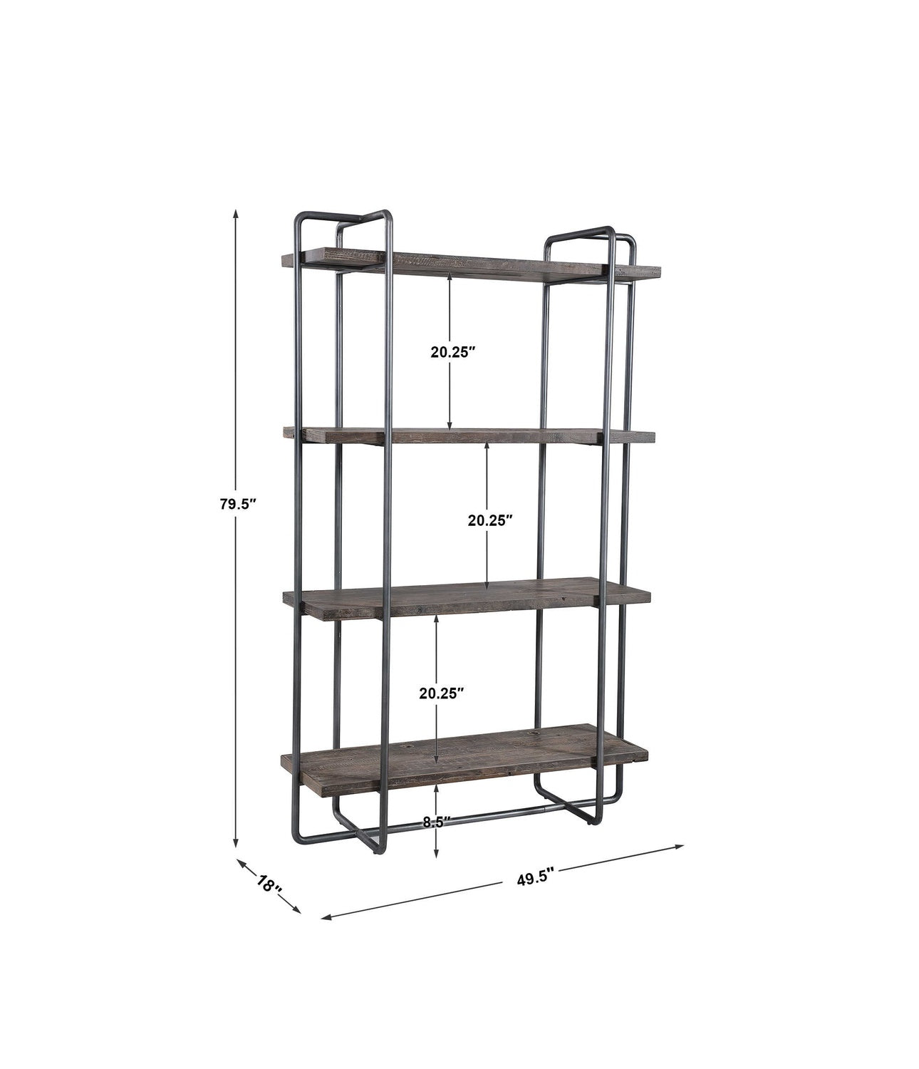 UTTERMOST Stilo Urban Industrial Etagere - Cabinets & Bar