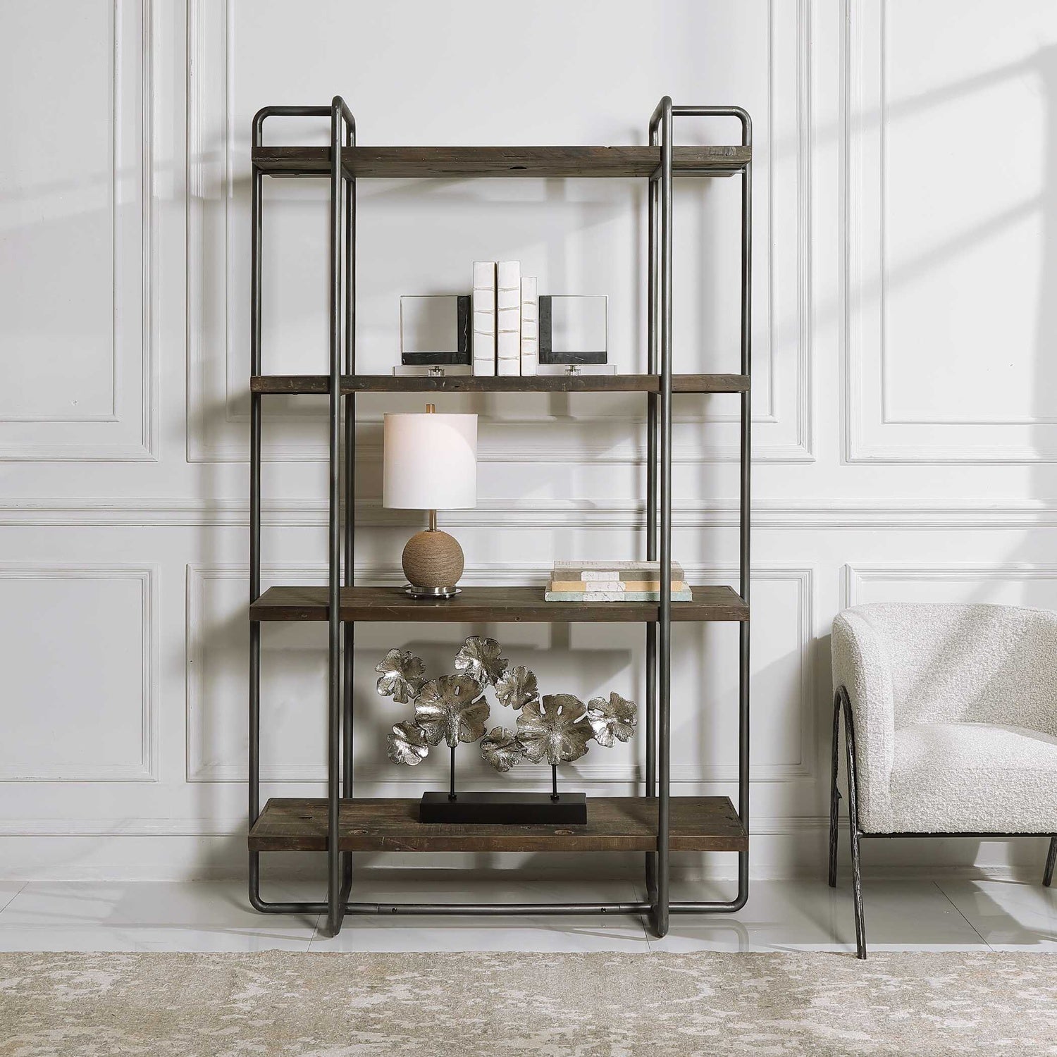 UTTERMOST STILO URBAN INDUSTRIAL ETAGERE - Cabinets & Bar