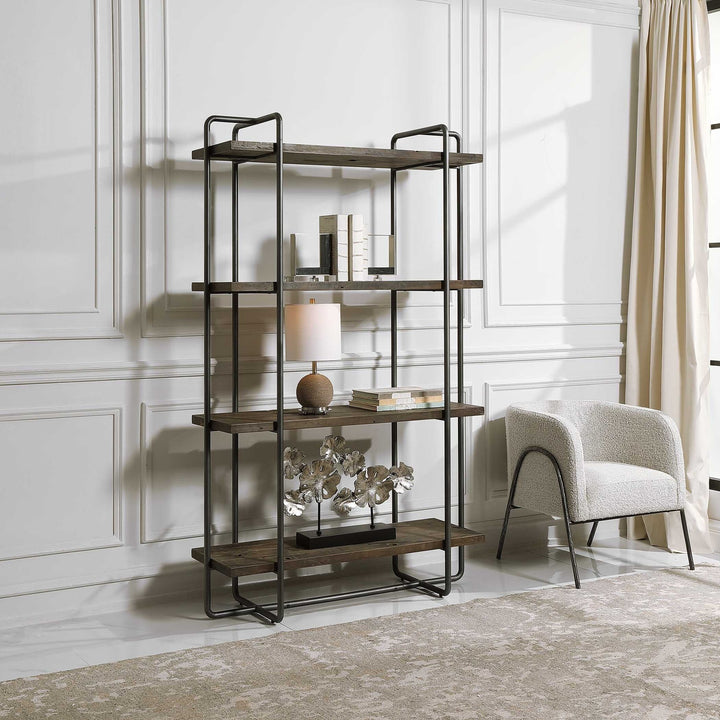 UTTERMOST Stilo Urban Industrial Etagere - Cabinets & Bar