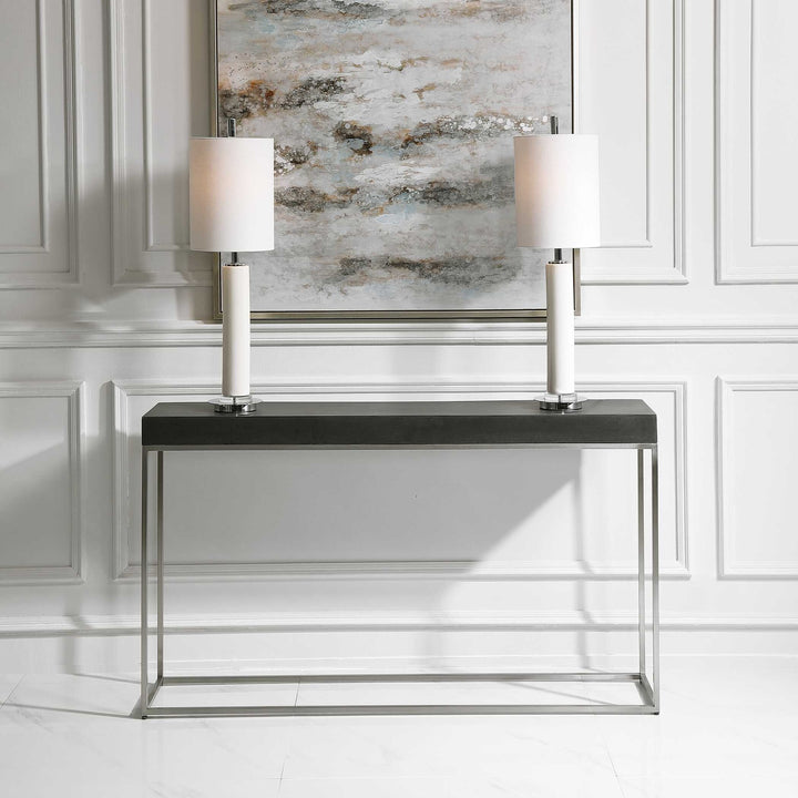 UTTERMOST Jase Concrete Console Table - Consoles