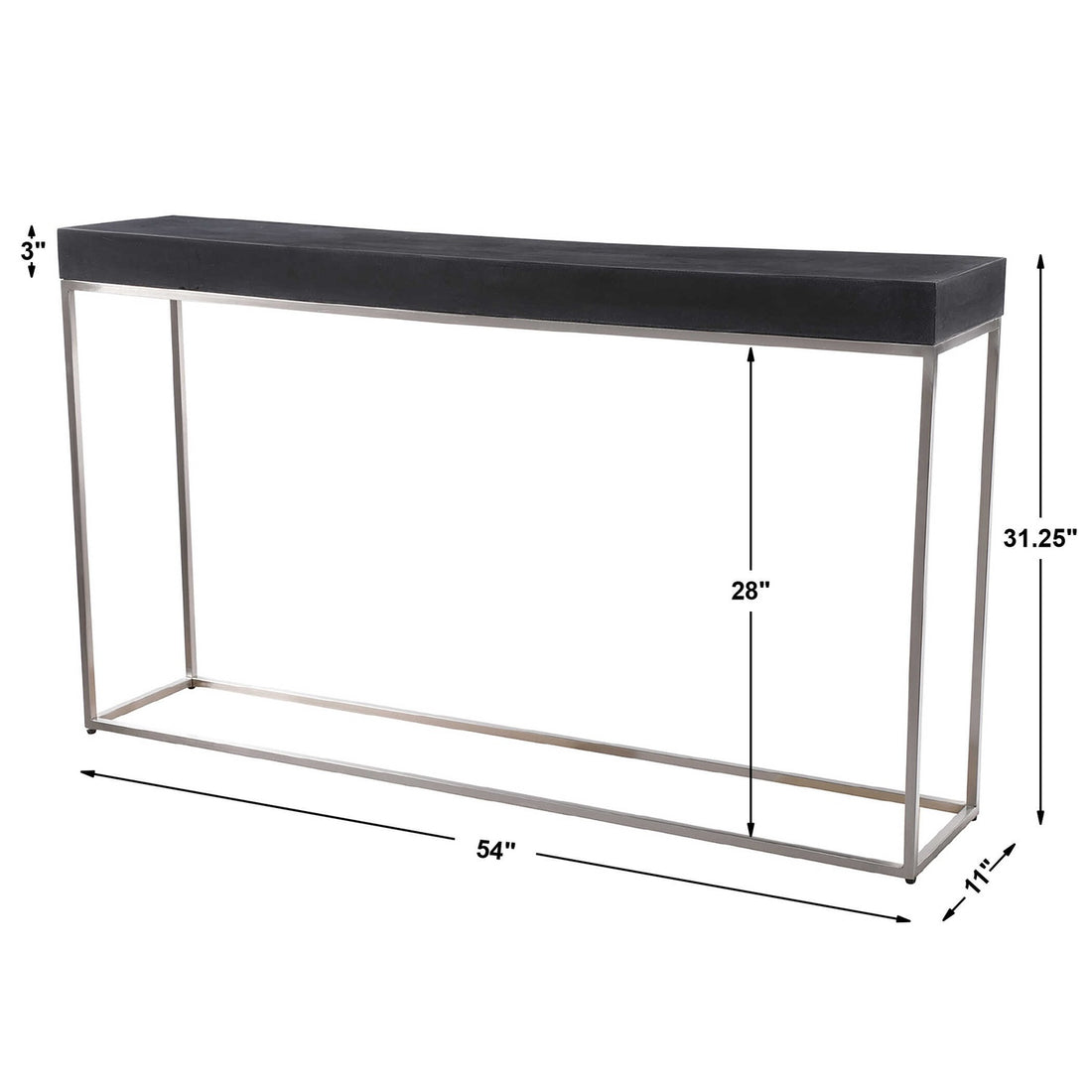 UTTERMOST JASE CONCRETE CONSOLE TABLE - Consoles