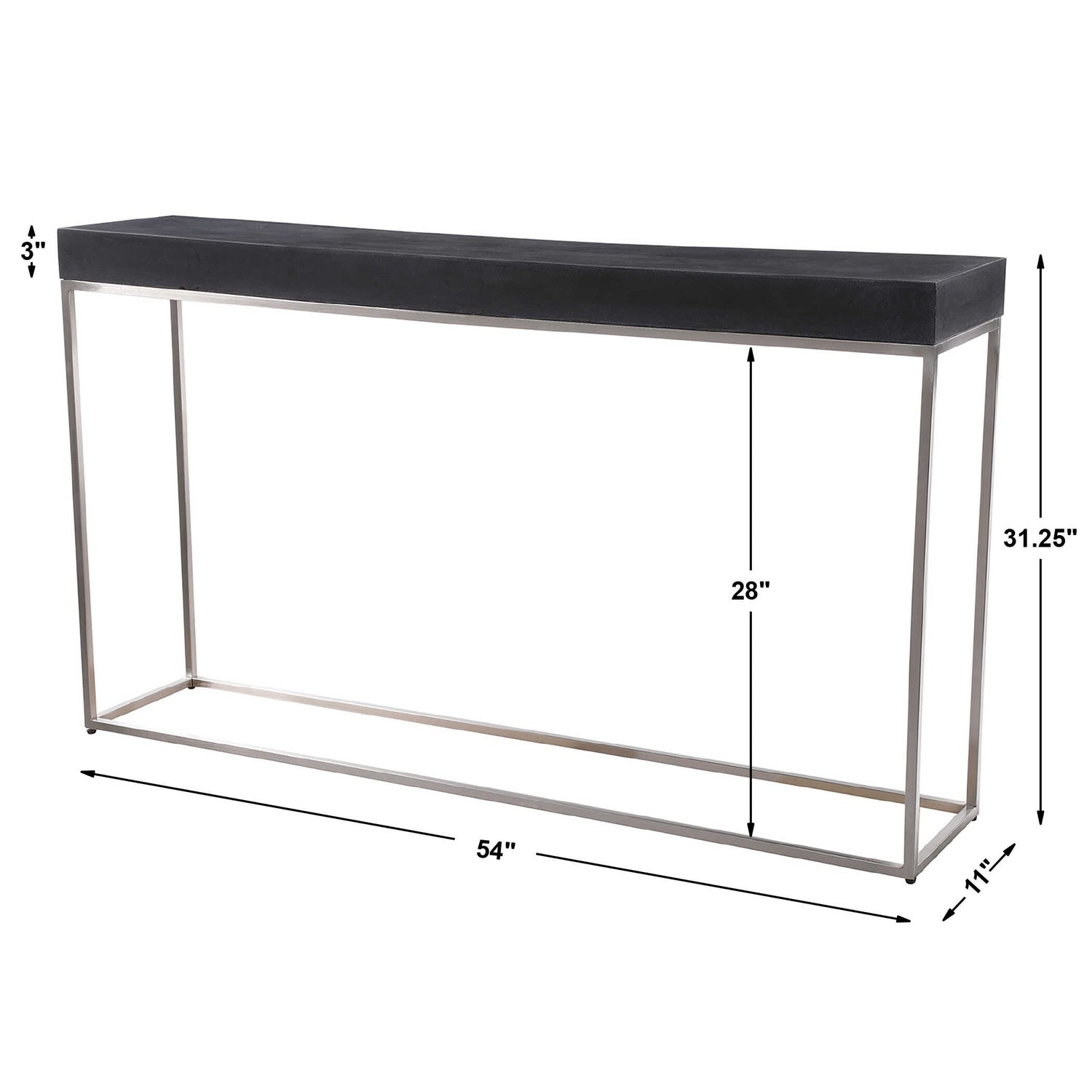 UTTERMOST Jase Concrete Console Table - Consoles