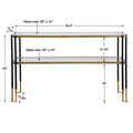 UTTERMOST Kentmore Modern Console Table - Consoles