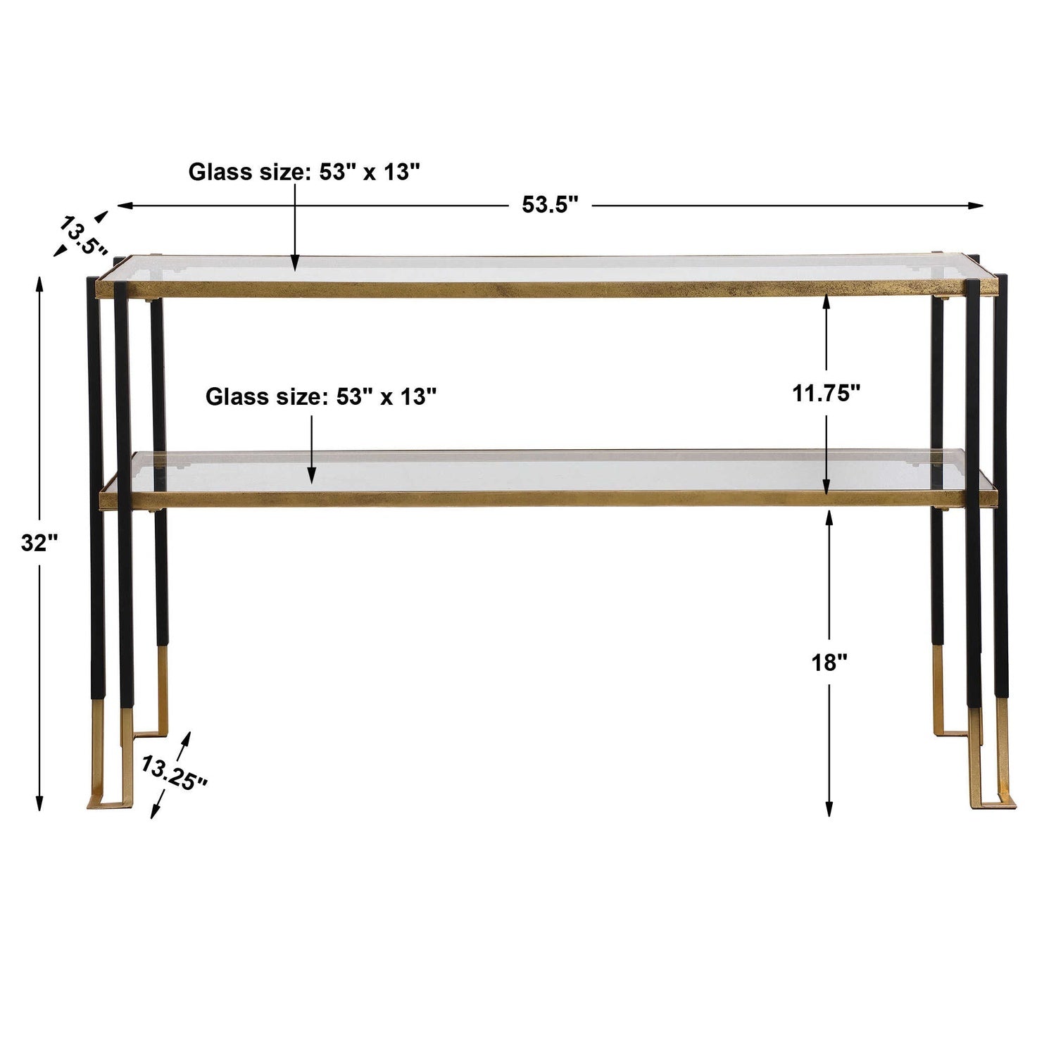 UTTERMOST Kentmore Modern Console Table - Consoles