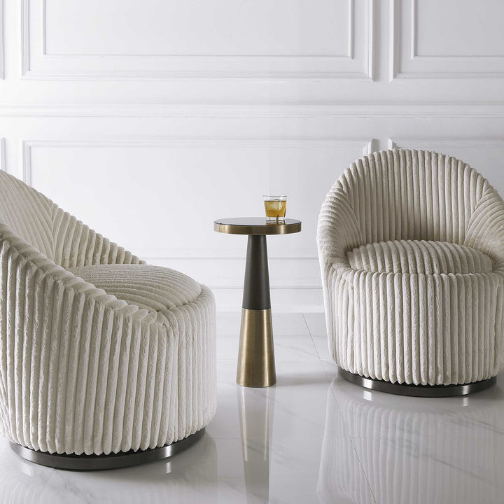 UTTERMOST FORTIER ACCENT TABLE - Side