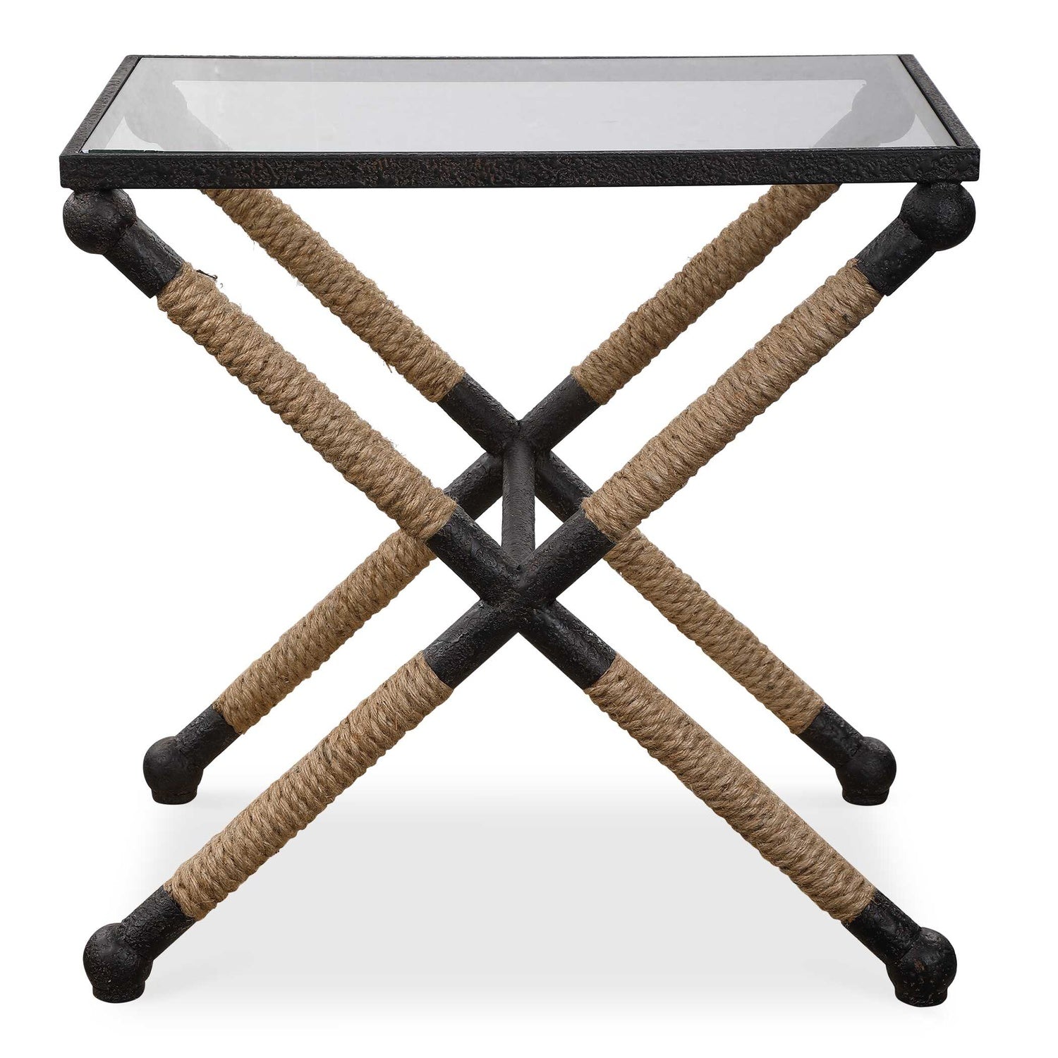 UTTERMOST BRADDOCK COASTAL ACCENT TABLE - Side