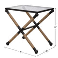 UTTERMOST BRADDOCK COASTAL ACCENT TABLE - Side