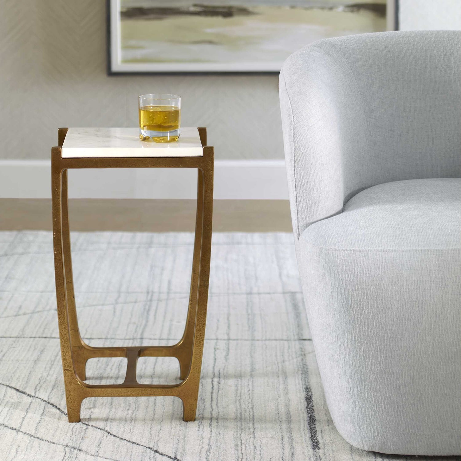 UTTERMOST AFFINITY ACCENT TABLE - Side