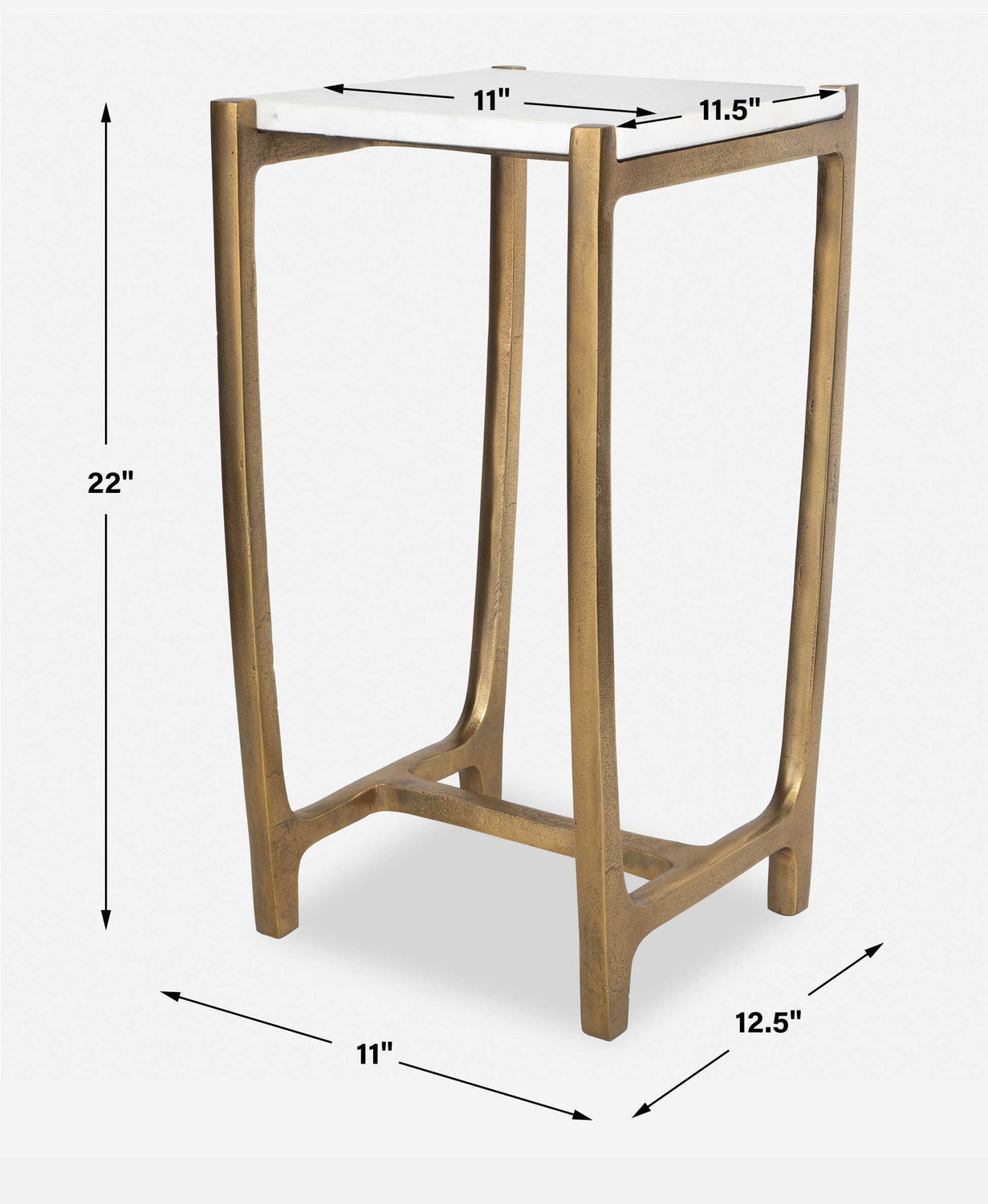UTTERMOST Affinity Accent Table - Side
