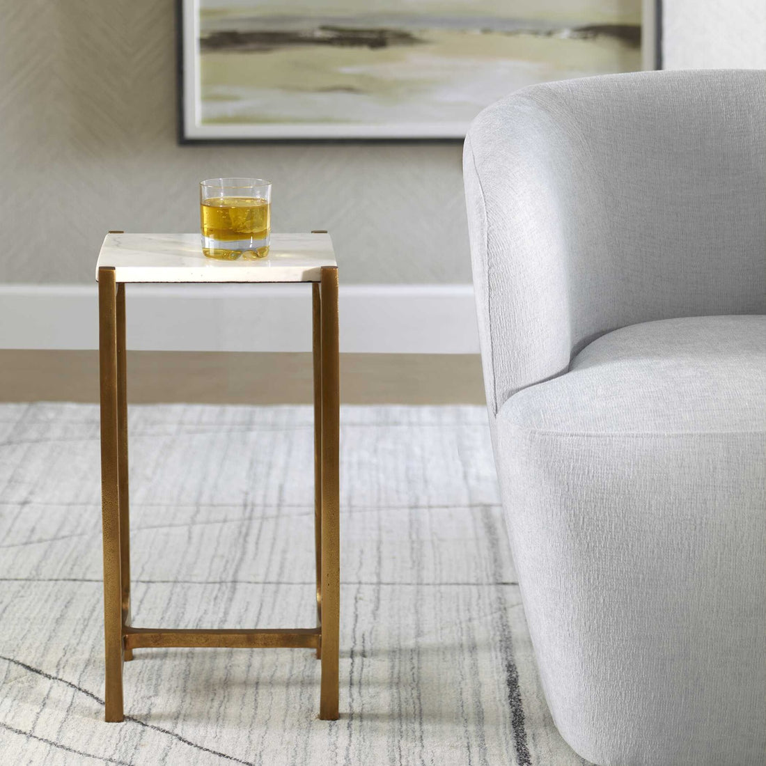 UTTERMOST Affinity Accent Table - Side